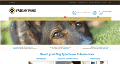 Desktop Screenshot of freemypaws.com