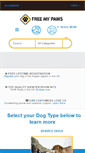 Mobile Screenshot of freemypaws.com